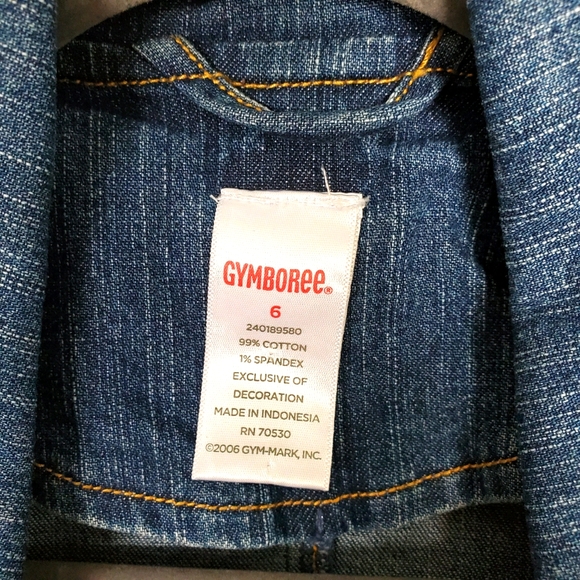 Gymboree Youth Denim Nautical Jacket with Cute Rope Waist Tie Size 6 077 - Picture 5 of 5